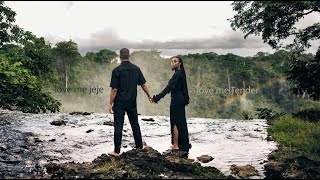 How far would you go for the shot with BEDGE engagement photoshoot Agbokims perfect rainbow [upl. by Mcfadden]