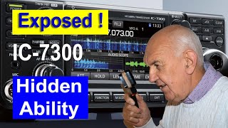 Icom IC 7300 Hidden Ability  Check this Out  Ham Radio [upl. by Niwrud548]