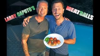 HOW TO MAKE LARRY CAPUTOS HEALTHY MEATBALLS [upl. by Caves996]