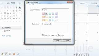 Using Windows 7  Add a Calendar [upl. by Electra]