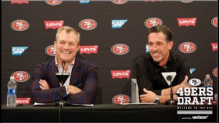 John Lynch and Kyle Shanahan Recap the Final Day of the 2024 NFL Draft  49ers [upl. by Christie]