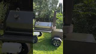 Reverse flow smoker chiassonsmoke bbq cooking [upl. by Anade]