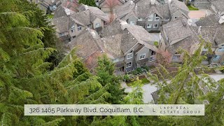 Coquitlam Townhome on Greenbelt  326 1465 Parkway Blvd Coquitlam  Lapp Real Estate Group [upl. by Lorollas]