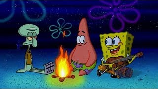 The Campfire Song SpongeBob SquarePants Reversed [upl. by Oivatco]