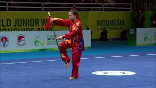 Priscilla Zou USA Taijijian 42 Movements  8946 Group B 8th WTJQC 2022 martialarts kungfu [upl. by Breskin]