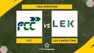 FCC y LEK Consulting empatan a todo [upl. by Pentheas]