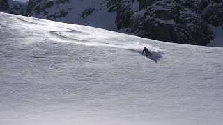 Col de la Floria Aiguilles Rouges Chamonix Mont Blanc ski de randonnée pente raide montagne [upl. by Nawk]