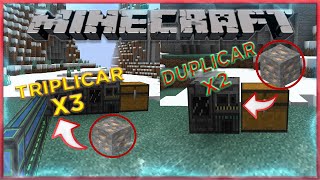 TUTORIAL  COMO DUPLICAR E TRIPLICAR MINÉRIOS MINECRAFT [upl. by Dosi]