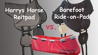 Barefoot RoP vs Harrys Horse Reitpad  Drucktest [upl. by Anstice825]