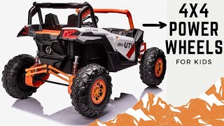 11 Best 4x4 Power Wheels for Kids  4WD With Rubber Tires [upl. by Buchalter]