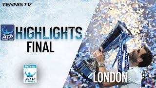 Highlights Dimitrov Battles To Clinch First Nitto ATP Finals Title [upl. by Anniala]