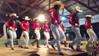 Apresentação de Dança Country Sertaneja Comitiva Te Pego no Laço AM [upl. by Ahsenek]