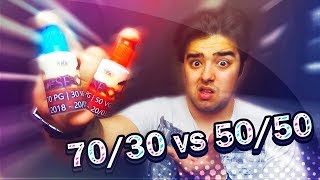 ELiquid 7030 vs 5050 PGVG  Comparación [upl. by Nosila]