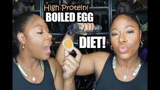 Hard Boiled Egg Diet Drop 10 lbs in 1 Week Im trying it [upl. by Arretnahs]