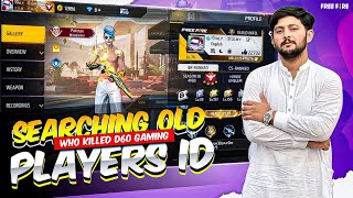 FREE FIRE PLAYERS 2017 VS 202R 😱 Searching Old D60 Gaming Enemeys Uid in 2024 😬  BY GURU [upl. by Jari]