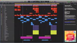 Angry Drums Logic Pro X Template [upl. by Ajar]