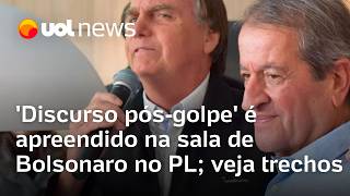 Discurso pósgolpe estava na sala de Bolsonaro no PL e tem parecer de Ives Gandra veja trechos [upl. by Nyasuh156]