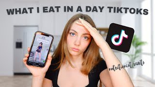 Nutritionist reacts to what I eat in a day TikToks  I am SO SHOCKED  Edukale [upl. by Anirbaz443]