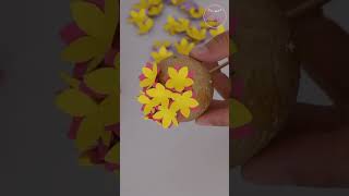 🌸Learn to make topiary with flowers🌸Decoracion con flores🌸decoration with flowers shortviral diy [upl. by Latt]