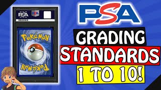 Pokemon PSA Grading Standards 110 Showcasing the Difference in each Graded Card Poor  Gem Mint 10 [upl. by Kellby]