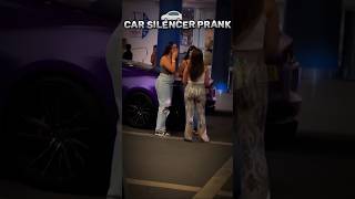 Car silencer prank 🚗😁 [upl. by Annaer]