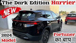 New Tata Harrier Facelift 2024  The Dark Edition  harrier Pure plus s dark edition  harrier 2024 [upl. by Gintz]