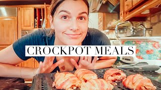 4 SUPER EASY amp TASTY CROCKPOT MEALS  TIKTOK MEALS ON A BUDGET  THE SIMPLIFIED SAVER [upl. by Enaerb]