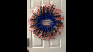 patriotic Easy DIY Wreath [upl. by Croteau862]