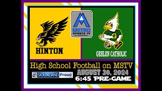 HINTON vs GEHLEN CATHOLIC [upl. by Elvin]