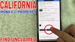 ✅ How To Find Unclaimed Money And Property In California 🔴 [upl. by Annil]