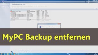 MyPC Backup entfernen [upl. by Iain]