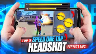 Unique  One Tap Headshot Top 5 Tips And Tricks  Garena Free Fire 2024 [upl. by Consuelo]