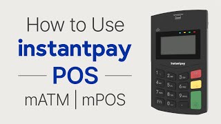 How to Use Instantpay 2in1 POS [upl. by Assilym282]