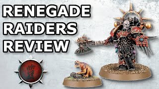 Renegade Raiders Review  Chaos Space Marines Red Corsairs warhammer 40k warhammer40k [upl. by Notneb]