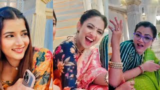 Abhira or maa ny nikali shinchan ki awaz😂Fun on set of yrkkh Offscreen masti [upl. by Aerdied]