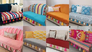 8 Type Of Sofa Covers Old Saree Old Bedsheet Unused Fabric Convert Into Designer [upl. by Nimesh490]