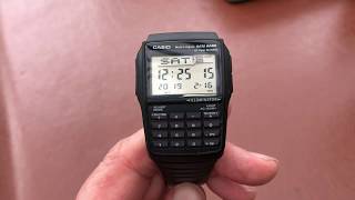 Casio Databank Calculator Watch Review [upl. by Pepe]