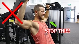 How to PROPERLY Shoulder Machine Press LEARN FAST [upl. by Poulter]