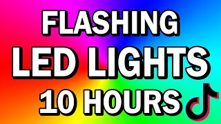 Color Changing Screen  Disco Led Lights 1 Hour with TikTok Music [upl. by Fabiola]