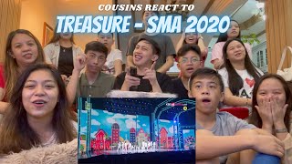 COUSINS REACT TO TREASURE AT SEOUL MUSIC AWARDS 2020 Slowmotion  ILY  My Treasure [upl. by Naenej]