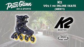 K2 VO2 S 90 Inline Skate Mens 360 [upl. by Eloken435]