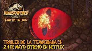 Jurassic World Campamento Cretácico  Trailer de la Temporada 3  Camp Cretaceous  Tráiler Oficial [upl. by Tuddor]