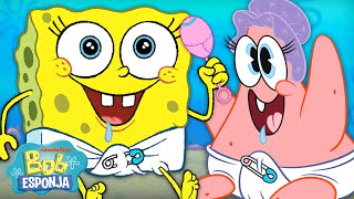 Bob Esponja  Todos os Bebês DE TODOS OS TEMPOS 🍼  Bob Esponja em Português [upl. by Charlie768]