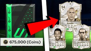 2 Million Coin Icon Packed 675K Iconic Halftime Store Pack FC 24 Ultimate Team [upl. by Morven]