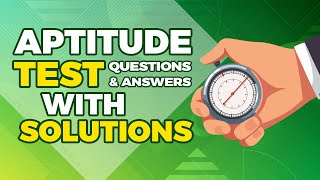 How to Pass Aptitude Test Questions with Answers and Solutions [upl. by Enitnatsnoc]