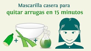 Mascarilla casera para quitar arrugas en 15 minutos  INNATIACOM [upl. by Conger]