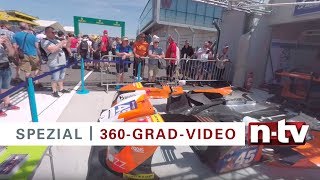 360° Video die Boxengasse beim 24 StundenRennen von Le Mans [upl. by Irneh]