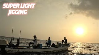 SUPER LIGHT JIGGING  FISHING OMAN [upl. by Akemet]