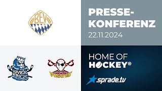 22112024  Pressekonferenz  HC Landsberg Riverkings vs ESV Buchloe [upl. by Vashtee]