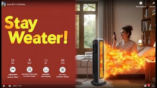 TRUSTECH 36” Tower Space Heater Review Performance amp Features [upl. by Belding]